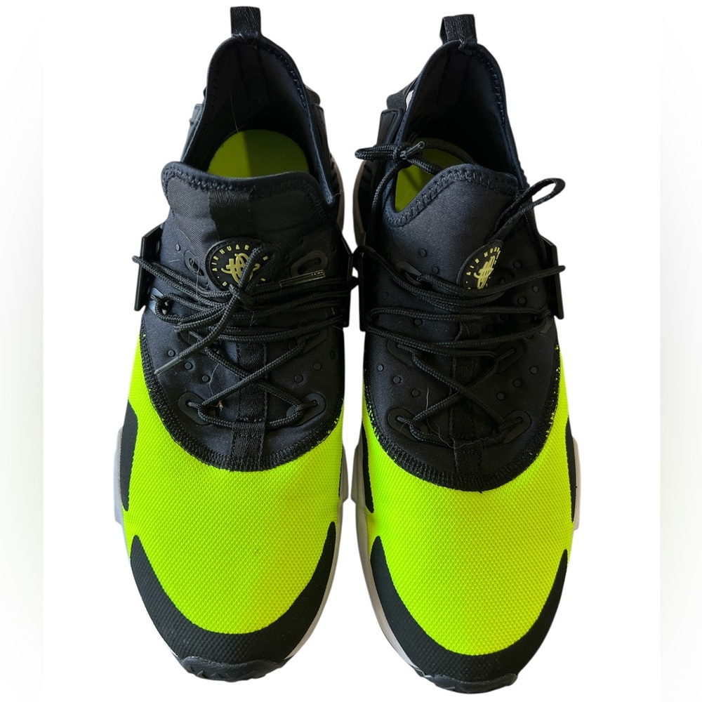 Nike Air Huarache Drift Black Volt Men's US Size 11.5 Neon/Black/White